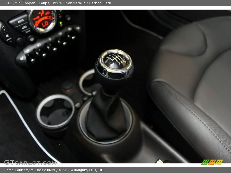 White Silver Metallic / Carbon Black 2012 Mini Cooper S Coupe