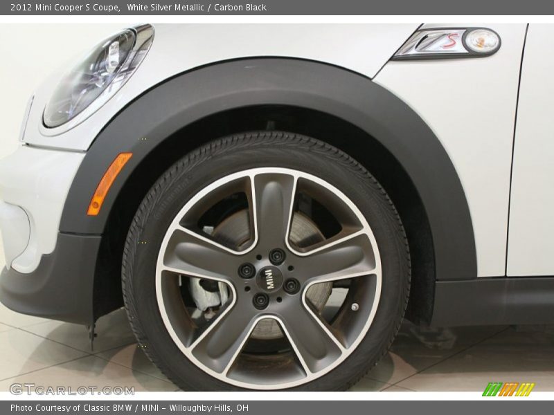 White Silver Metallic / Carbon Black 2012 Mini Cooper S Coupe