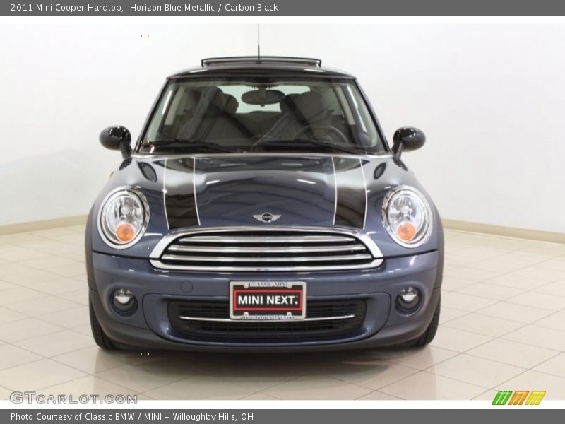 Horizon Blue Metallic / Carbon Black 2011 Mini Cooper Hardtop