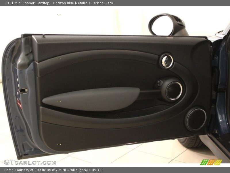 Horizon Blue Metallic / Carbon Black 2011 Mini Cooper Hardtop