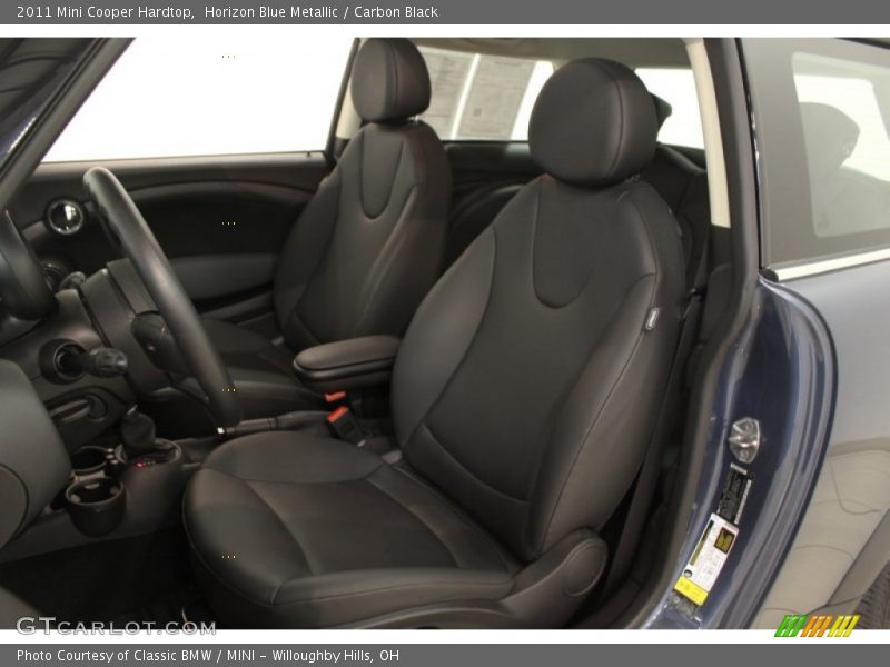 Horizon Blue Metallic / Carbon Black 2011 Mini Cooper Hardtop