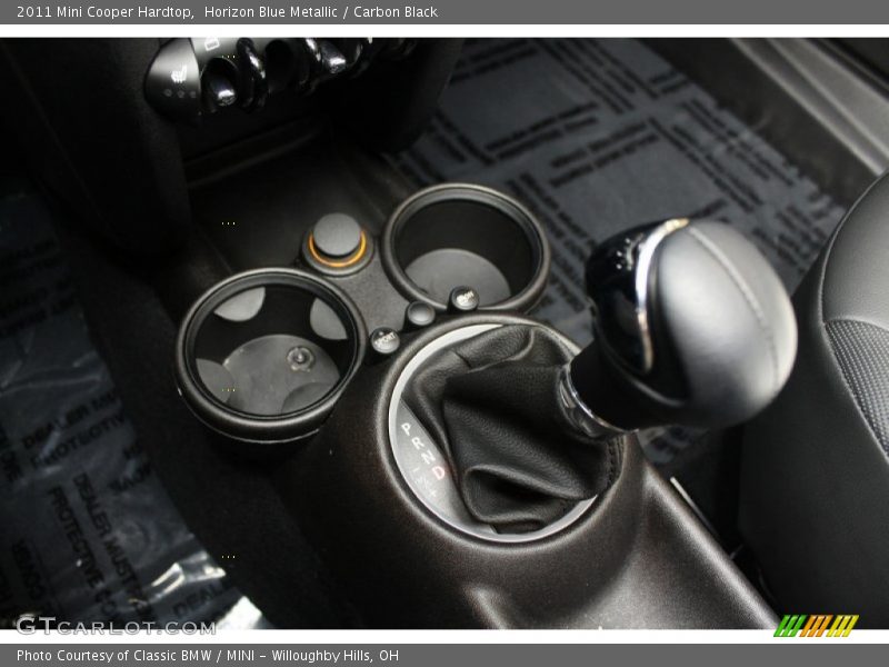 Horizon Blue Metallic / Carbon Black 2011 Mini Cooper Hardtop