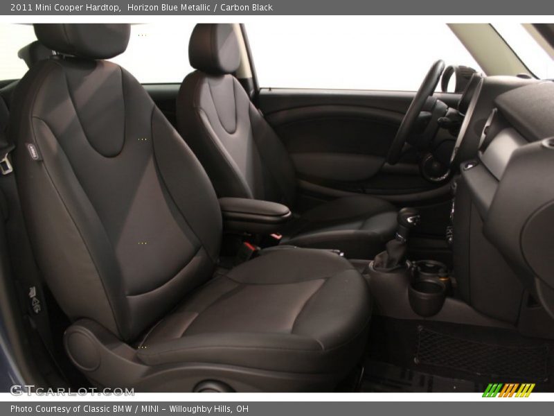 Horizon Blue Metallic / Carbon Black 2011 Mini Cooper Hardtop