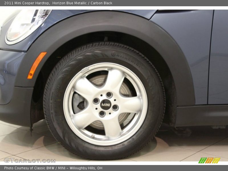 Horizon Blue Metallic / Carbon Black 2011 Mini Cooper Hardtop
