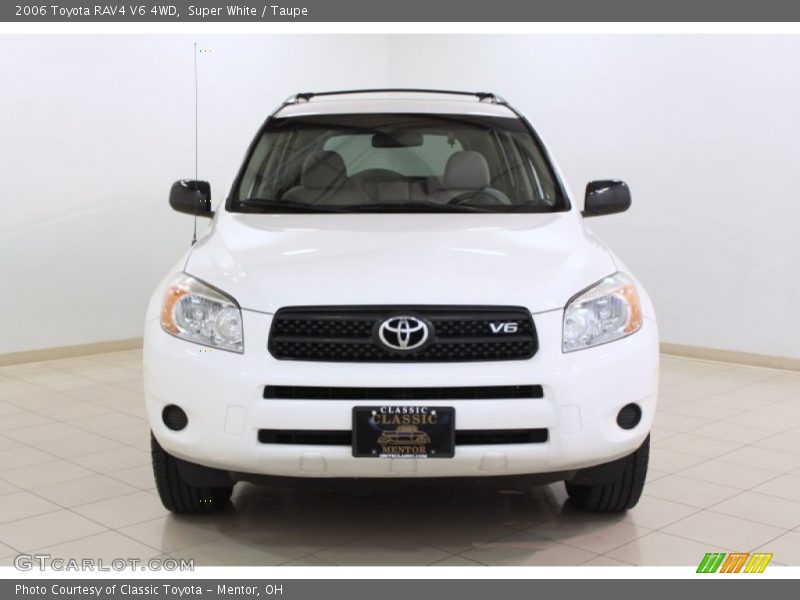 Super White / Taupe 2006 Toyota RAV4 V6 4WD