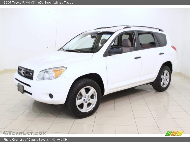 Super White / Taupe 2006 Toyota RAV4 V6 4WD