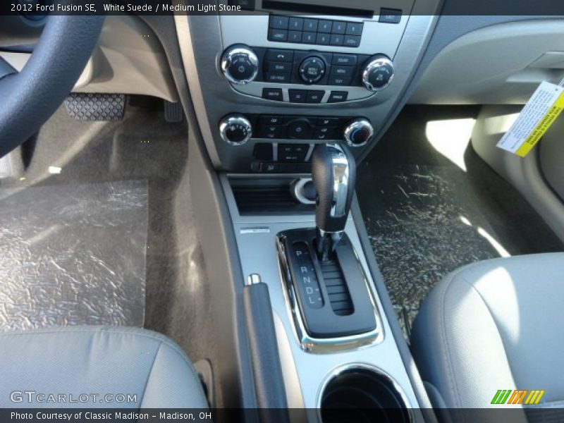 White Suede / Medium Light Stone 2012 Ford Fusion SE