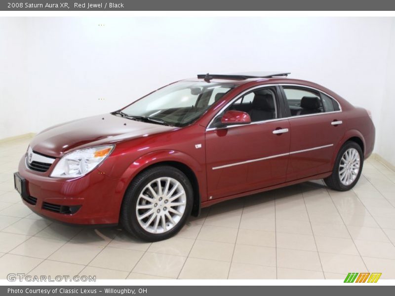 Red Jewel / Black 2008 Saturn Aura XR