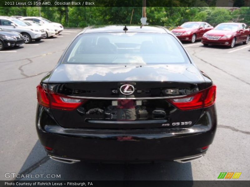Obsidian Black / Black 2013 Lexus GS 350 AWD