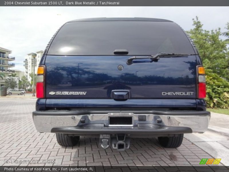 Dark Blue Metallic / Tan/Neutral 2004 Chevrolet Suburban 1500 LT