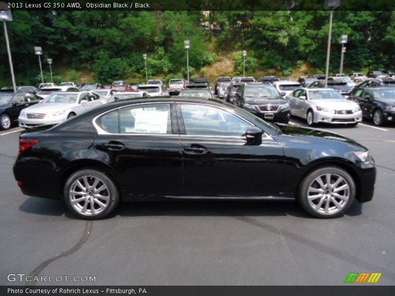 Obsidian Black / Black 2013 Lexus GS 350 AWD