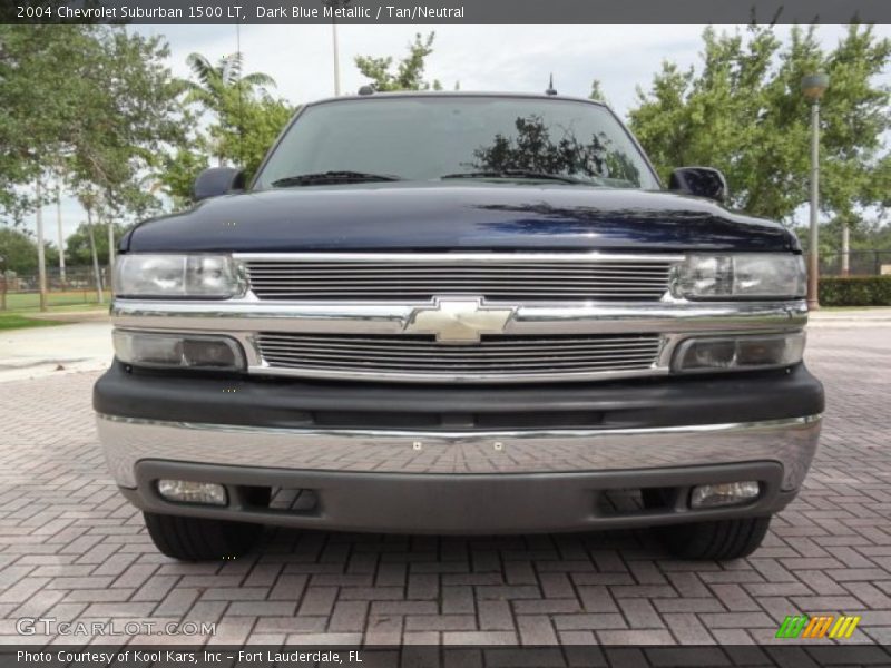 Dark Blue Metallic / Tan/Neutral 2004 Chevrolet Suburban 1500 LT