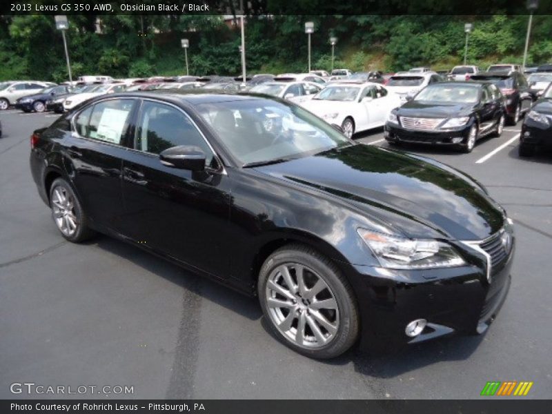 Obsidian Black / Black 2013 Lexus GS 350 AWD