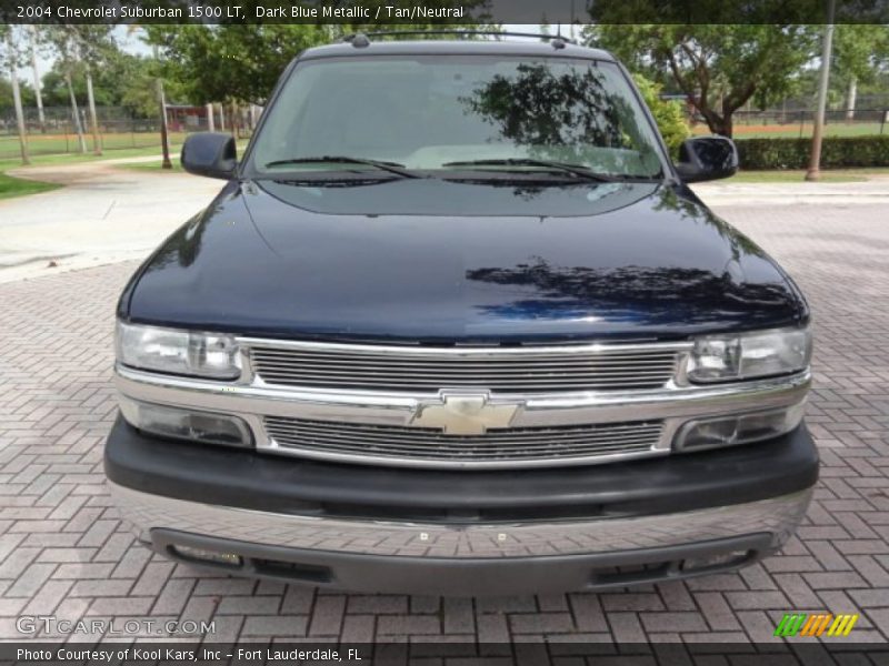 Dark Blue Metallic / Tan/Neutral 2004 Chevrolet Suburban 1500 LT