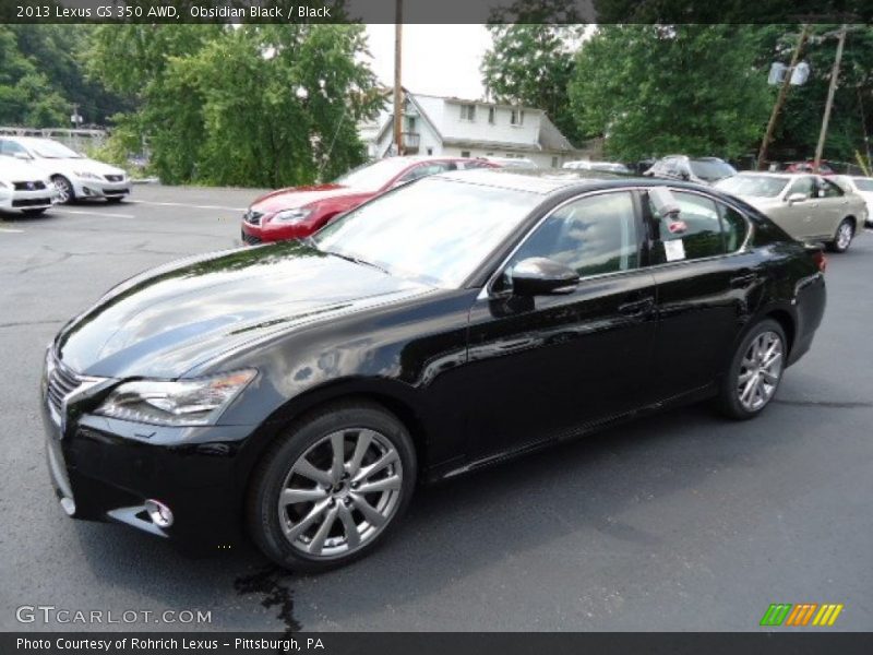 Obsidian Black / Black 2013 Lexus GS 350 AWD