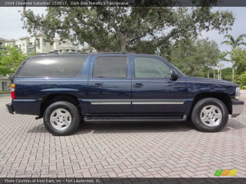 Dark Blue Metallic / Tan/Neutral 2004 Chevrolet Suburban 1500 LT