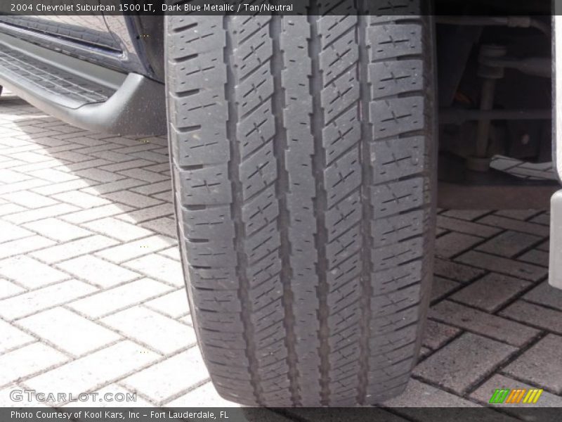 Dark Blue Metallic / Tan/Neutral 2004 Chevrolet Suburban 1500 LT