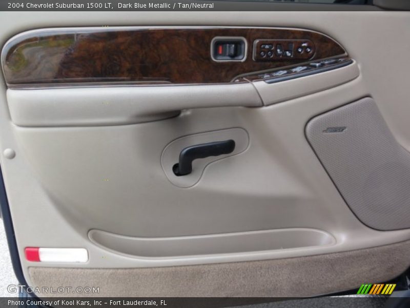Dark Blue Metallic / Tan/Neutral 2004 Chevrolet Suburban 1500 LT
