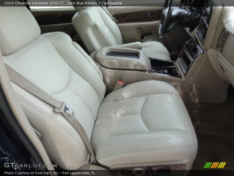 Dark Blue Metallic / Tan/Neutral 2004 Chevrolet Suburban 1500 LT