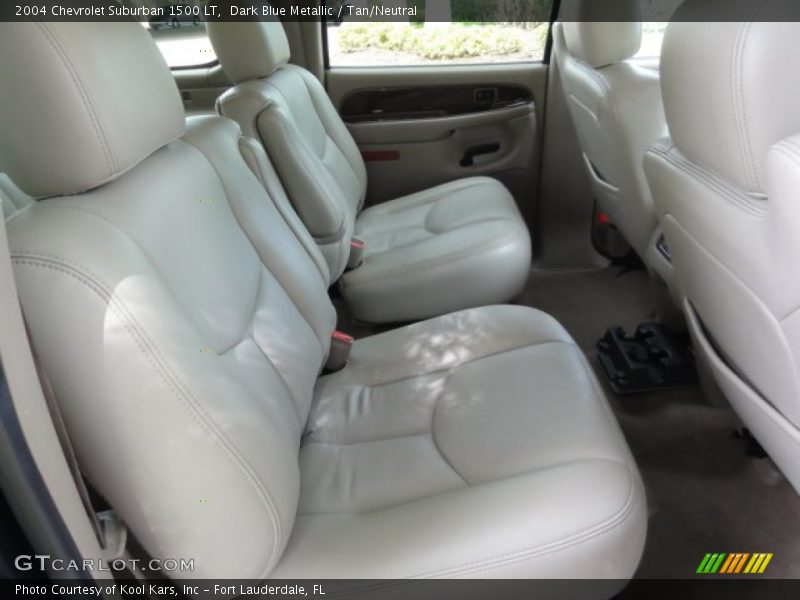 Dark Blue Metallic / Tan/Neutral 2004 Chevrolet Suburban 1500 LT