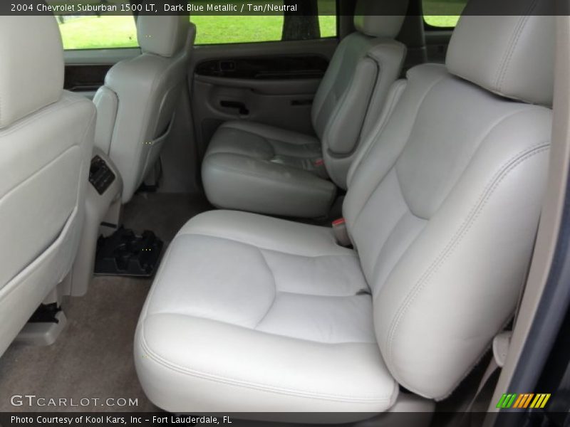Dark Blue Metallic / Tan/Neutral 2004 Chevrolet Suburban 1500 LT