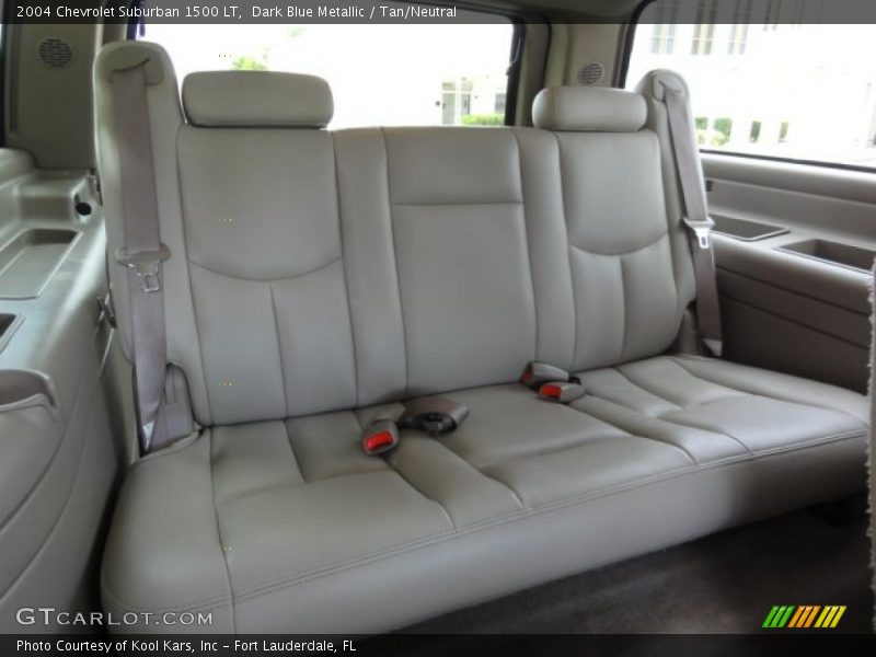 Dark Blue Metallic / Tan/Neutral 2004 Chevrolet Suburban 1500 LT