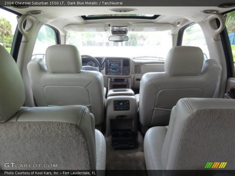 Dark Blue Metallic / Tan/Neutral 2004 Chevrolet Suburban 1500 LT