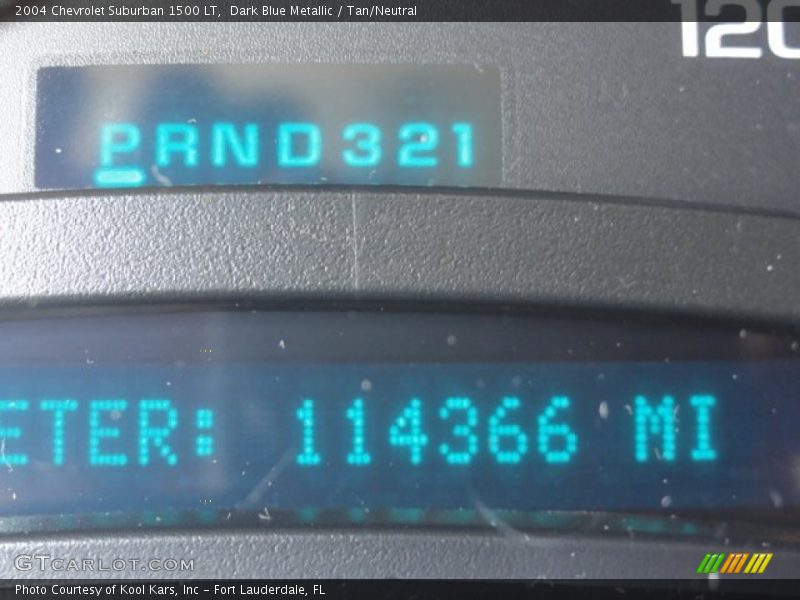 Dark Blue Metallic / Tan/Neutral 2004 Chevrolet Suburban 1500 LT