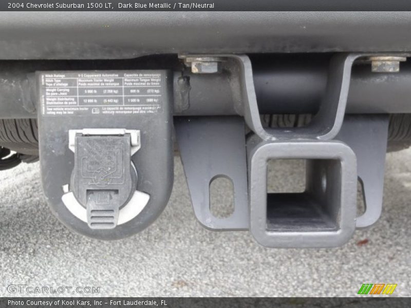 Dark Blue Metallic / Tan/Neutral 2004 Chevrolet Suburban 1500 LT