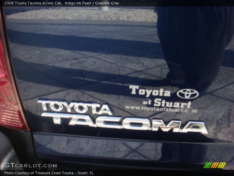 Indigo Ink Pearl / Graphite Gray 2008 Toyota Tacoma Access Cab