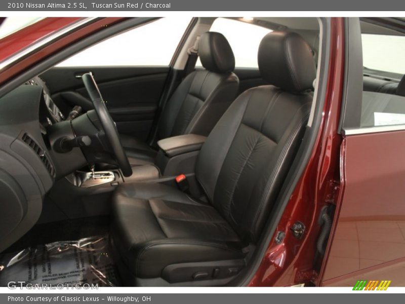 Front Seat of 2010 Altima 2.5 SL