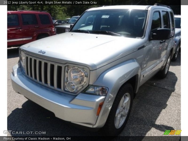 Bright Silver Metallic / Dark Slate Gray 2012 Jeep Liberty Sport 4x4