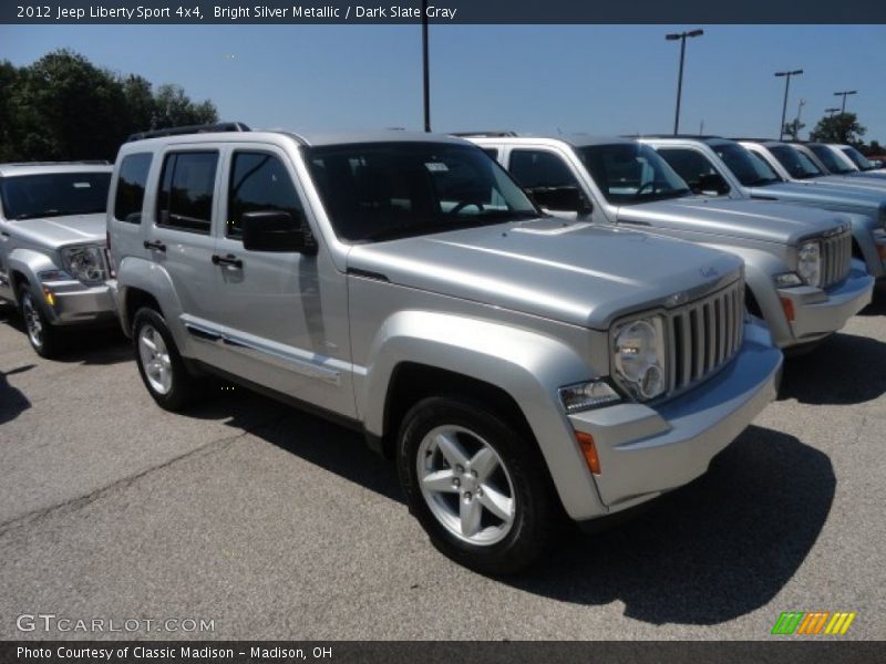 Bright Silver Metallic / Dark Slate Gray 2012 Jeep Liberty Sport 4x4