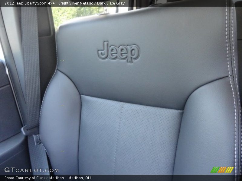 Bright Silver Metallic / Dark Slate Gray 2012 Jeep Liberty Sport 4x4