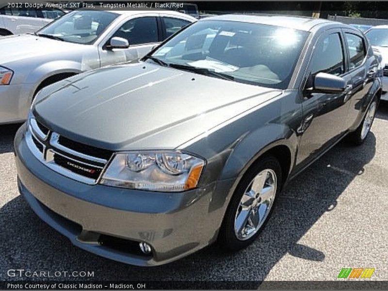 Tungsten Metallic / Black/Red 2012 Dodge Avenger SXT Plus