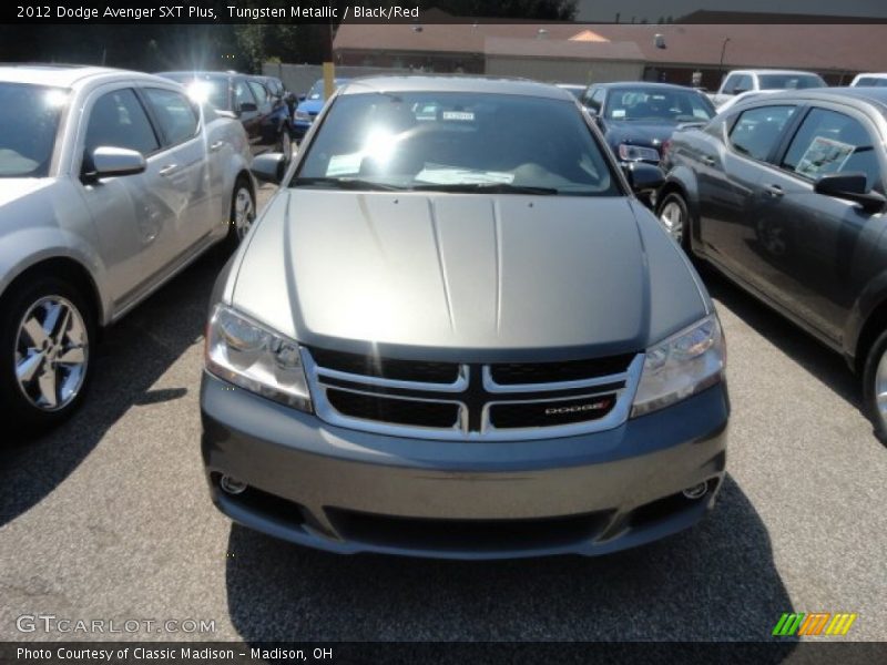 Tungsten Metallic / Black/Red 2012 Dodge Avenger SXT Plus