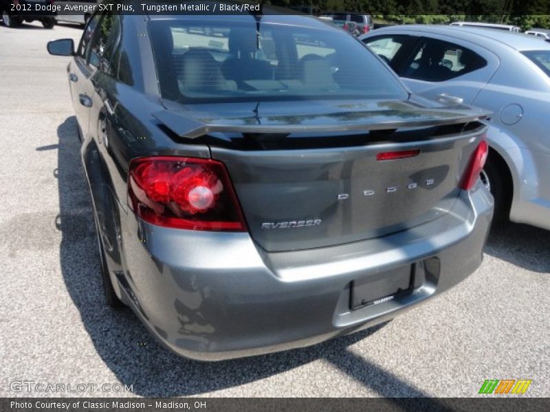 Tungsten Metallic / Black/Red 2012 Dodge Avenger SXT Plus