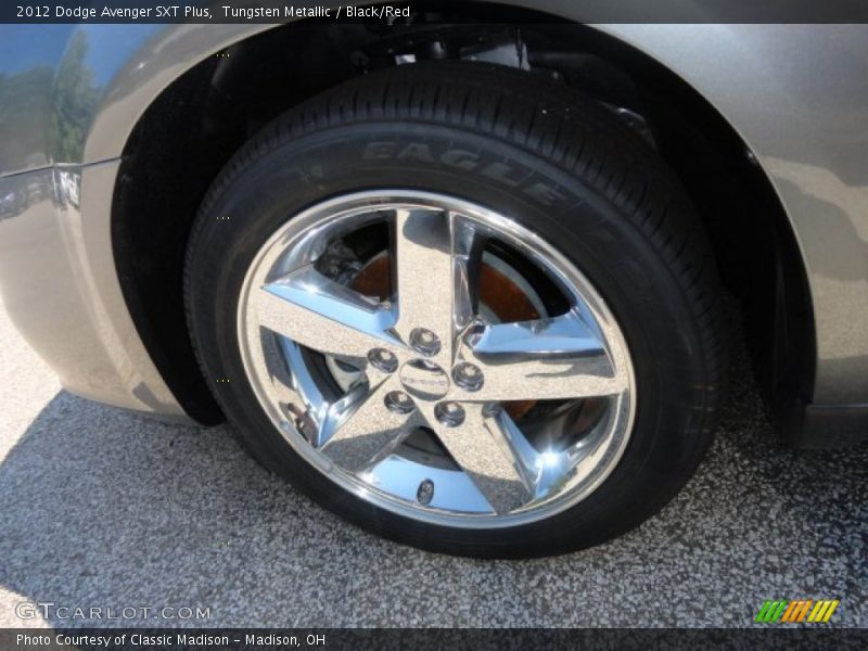 Tungsten Metallic / Black/Red 2012 Dodge Avenger SXT Plus