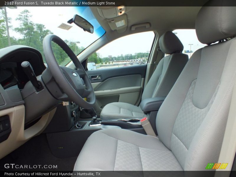 Tuxedo Black Metallic / Medium Light Stone 2012 Ford Fusion S