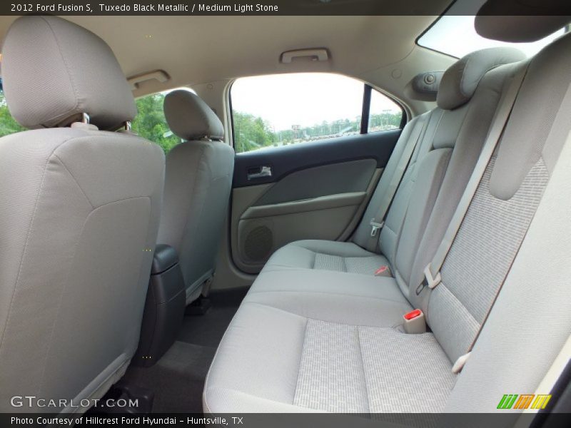 Tuxedo Black Metallic / Medium Light Stone 2012 Ford Fusion S