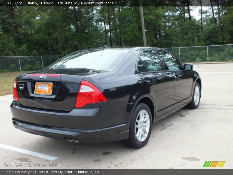 Tuxedo Black Metallic / Medium Light Stone 2012 Ford Fusion S