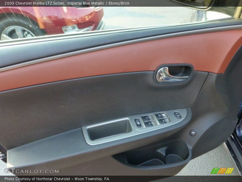 Imperial Blue Metallic / Ebony/Brick 2009 Chevrolet Malibu LTZ Sedan