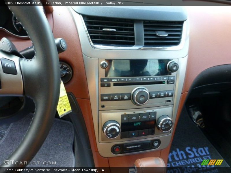 Imperial Blue Metallic / Ebony/Brick 2009 Chevrolet Malibu LTZ Sedan