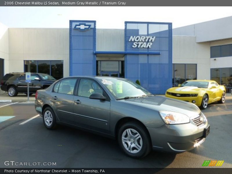Medium Gray Metallic / Titanium Gray 2006 Chevrolet Malibu LS Sedan
