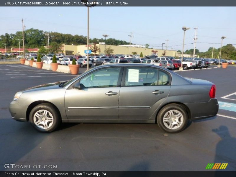 Medium Gray Metallic / Titanium Gray 2006 Chevrolet Malibu LS Sedan