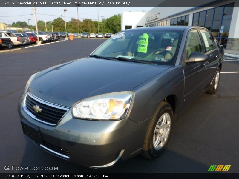 Medium Gray Metallic / Titanium Gray 2006 Chevrolet Malibu LS Sedan