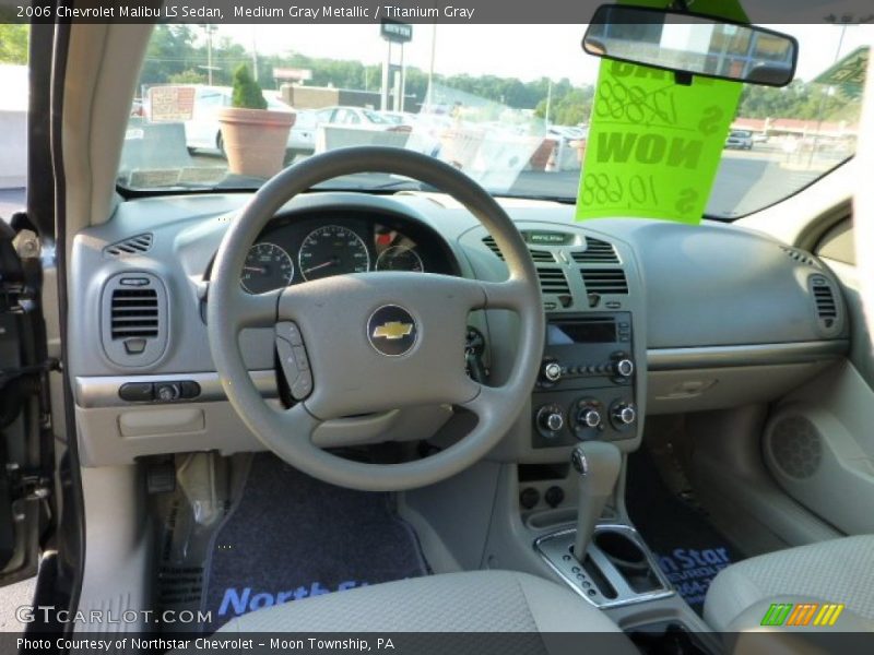Medium Gray Metallic / Titanium Gray 2006 Chevrolet Malibu LS Sedan