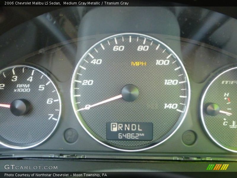 Medium Gray Metallic / Titanium Gray 2006 Chevrolet Malibu LS Sedan