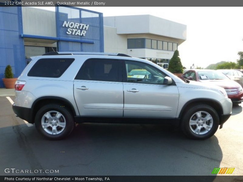 Quicksilver Metallic / Ebony 2012 GMC Acadia SLE AWD