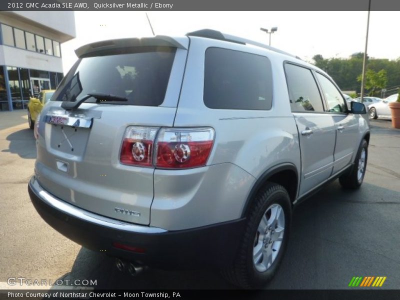 Quicksilver Metallic / Ebony 2012 GMC Acadia SLE AWD